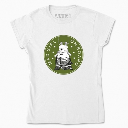 Women's t-shirt "Mad girl on board"