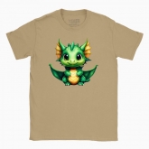 Men's t-shirt "The green sweet dragon"