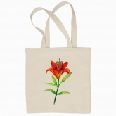 Eco bag "My flower: lily"