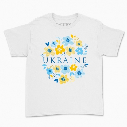 Дитяча футболка "Ukraine квіти"