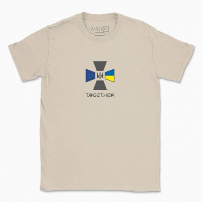 Men's t-shirt "European Union and Ukraine together!"