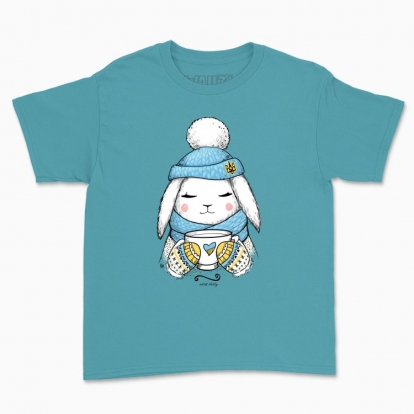 Children's t-shirt "Cute Winter Bunny"