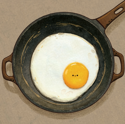 Світшот Unisex "Яйце на сковороді"