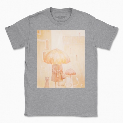 Men's t-shirt "Rain. City. Spring"