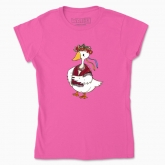 Women's t-shirt "A beautiful Ukrainian goose"