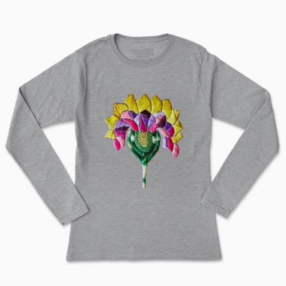 Women's long-sleeved t-shirt "Wonderflower"
