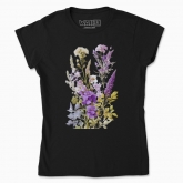 Women's t-shirt "Польові квіти / Bouquet of wild flowers and herbs / Violet bouquet"