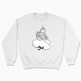 Unisex sweatshirt "Cloud. Cotton. Unicorn"