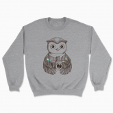 Unisex sweatshirt "The Owl Photographer"