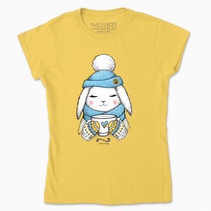 Women's t-shirt "Cute Winter Bunny"