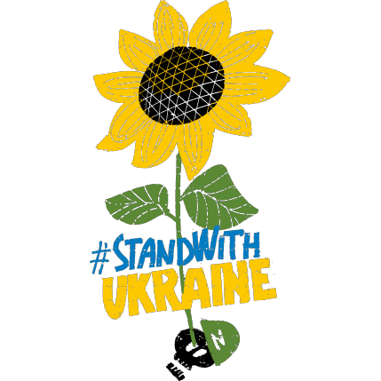 Stand with Ukraine! (on white background)