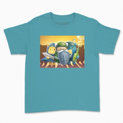 Children's t-shirt "Ukrainian fluffy guardians"