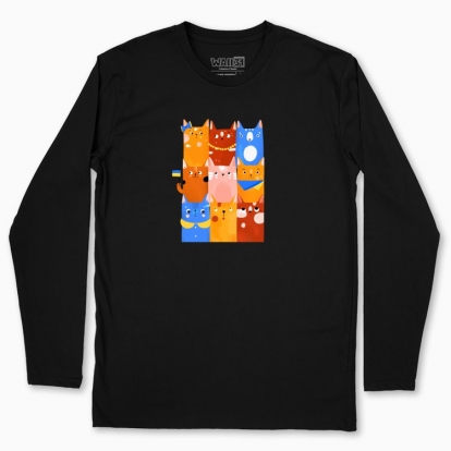 Men's long-sleeved t-shirt "Cats"