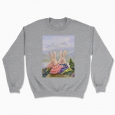 Unisex sweatshirt "Bunnies. The best friends"