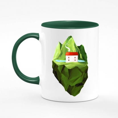 Printed mug "Home"