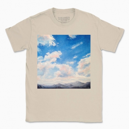 Men's t-shirt "Spring sky"