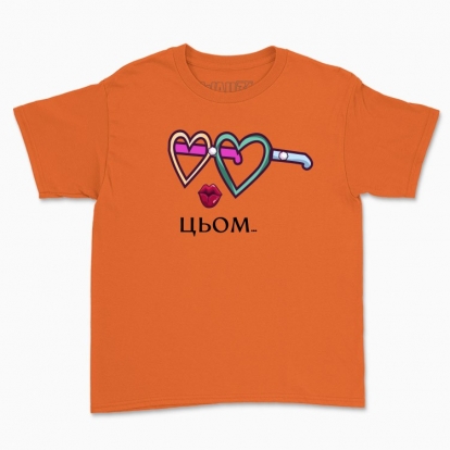 Дитяча футболка "Принт цьом"