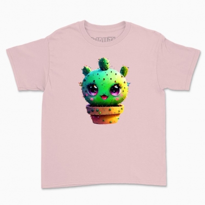 Дитяча футболка "кактус глітч стайл"