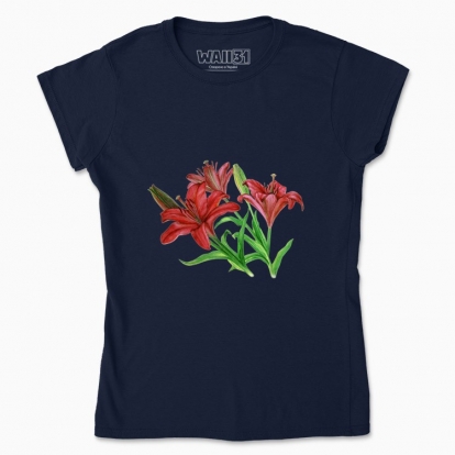 Women's t-shirt "Botany: Lily flowers"