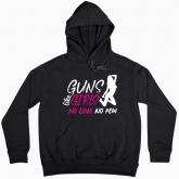 Women hoodie "Guns like Girls"