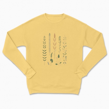 Сhildren's sweatshirt "Flowers Minimalism Hygge / Scandinavian style print"
