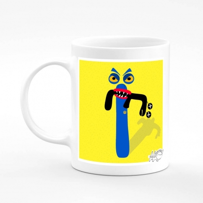 Printed mug "Angry Ї"