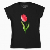 Women's t-shirt "My flower: tulip"