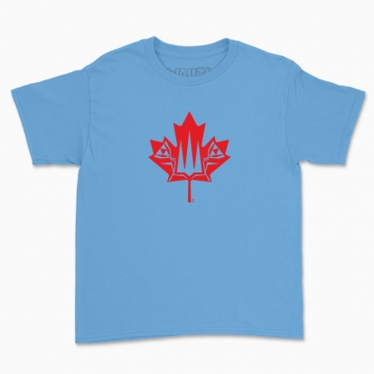Children's t-shirt "Canada and Ukraine together forever."