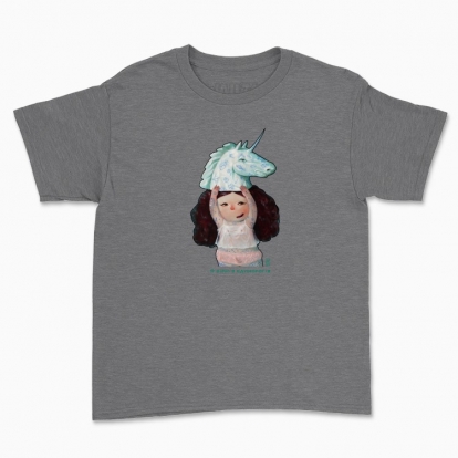 Children's t-shirt "I believe in unicorns"