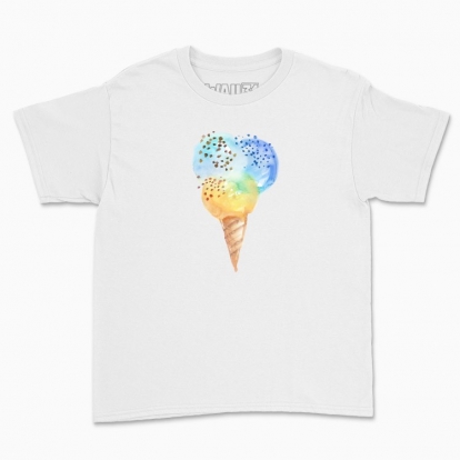 Children's t-shirt "Scoops of ice cream"