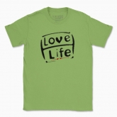 Men's t-shirt "I love life"