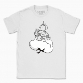 Men's t-shirt "Cloud. Cotton. Unicorn"