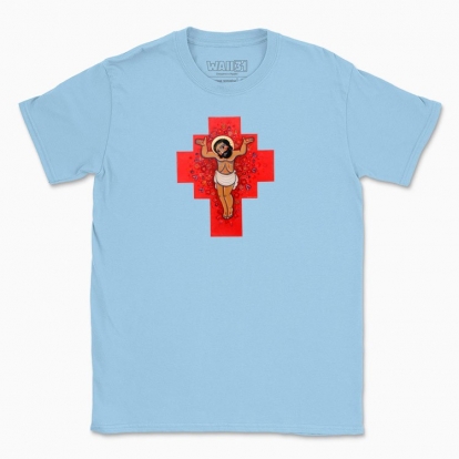 Men's t-shirt "Blooming cross"