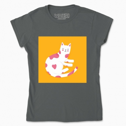 Women's t-shirt "White cat"