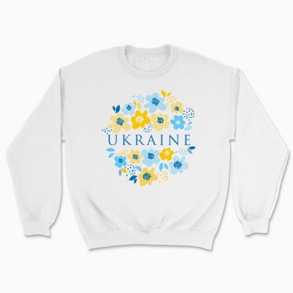 Світшот Unisex "Ukraine квіти"