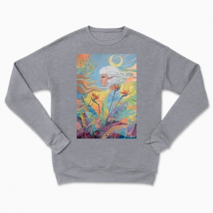 Сhildren's sweatshirt "Woman among the flowers and with moon in the hair"