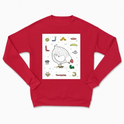 Сhildren's sweatshirt "Chicken and insects"