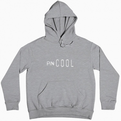 Women hoodie "cool pin code"