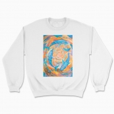Unisex sweatshirt "Dolphins and dancing ocean"