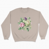 Unisex sweatshirt "A bouquet of roses"