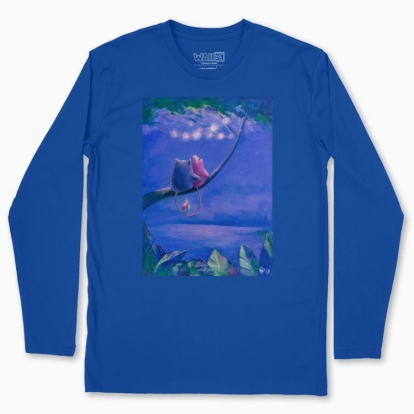 Men's long-sleeved t-shirt "Our Starry Night"