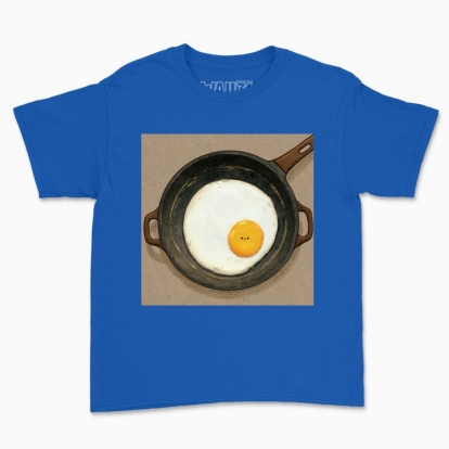 Children's t-shirt "An egg in a pan"