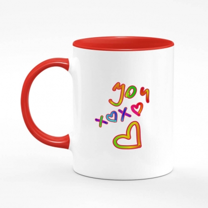Чашка з принтом "Love You XOXO"
