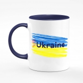 Чашка з принтом "Прапор України"