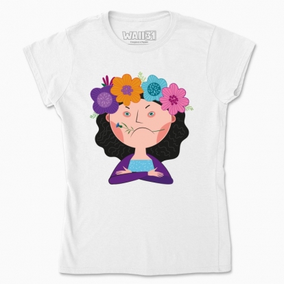 Women's t-shirt "The one that eats flowers"