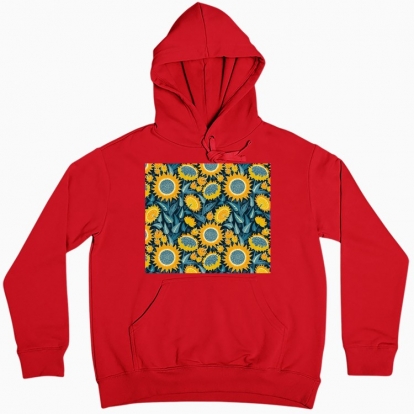Women hoodie "Sunflowers field"