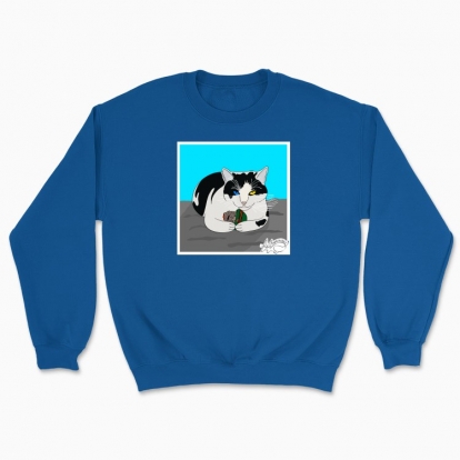 Unisex sweatshirt "UA cat"