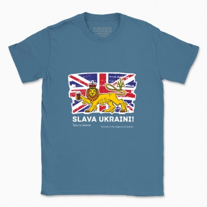 Men's t-shirt "British lion (dark background)"