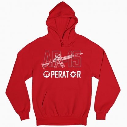 Man's hoodie "AR-15 OPERATOR"