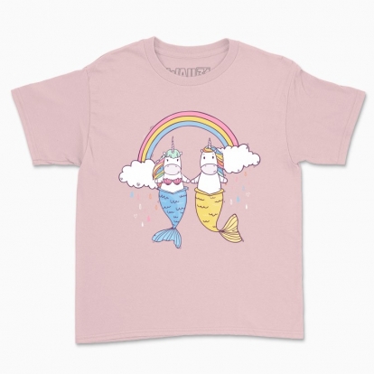 Дитяча футболка "Єдинороги русалки"